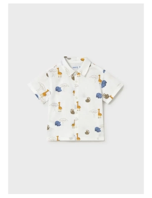 Camisa Manga Corta Estampada De Mayoral