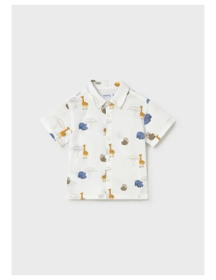 Camisa Manga Corta Estampada De Mayoral