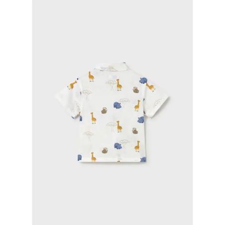 Camisa Manga Corta Estampada De Mayoral