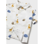 Camisa Manga Corta Estampada De Mayoral