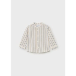 Camisa Manga Larga Lino Cuello Mao De Mayoral