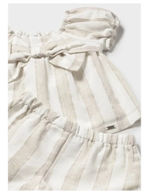 Conjunto Bermuda Rayas De Mayoral