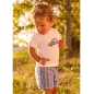 Conjunto Bermuda Lino Aplique De Mayoral