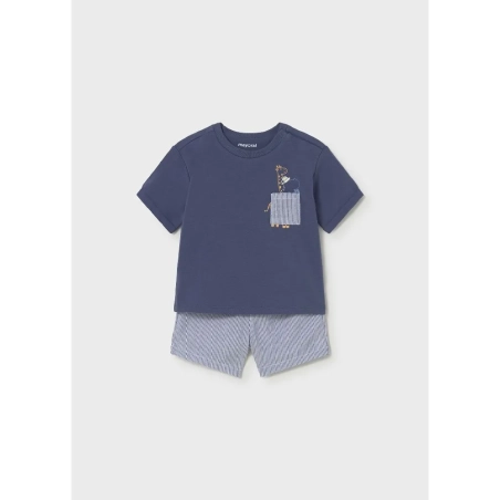Conjunto Bermuda Seersucker De Mayoral