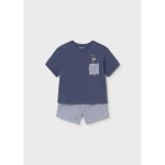 Conjunto Bermuda Seersucker De Mayoral