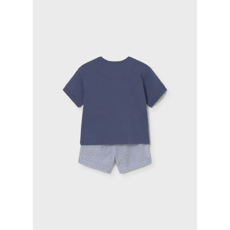 Conjunto Bermuda Seersucker De Mayoral