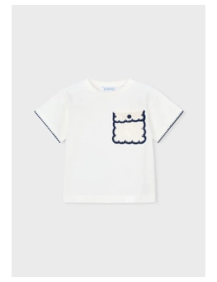 Camiseta Manga Corta Aplique De Mayoral
