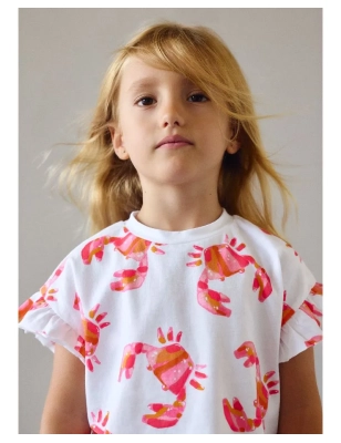Camiseta Manga Corta Estampada De Mayoral