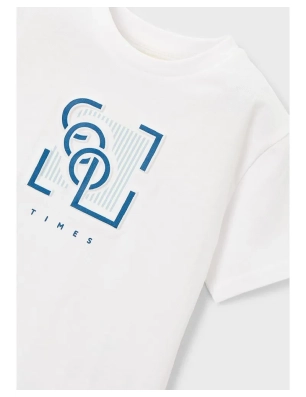Camiseta Manga Corta Embossed De Mayoral