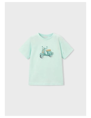 Camiseta Manga Corta Embossed Vespa De Mayoral