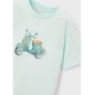 Camiseta Manga Corta Embossed Vespa De Mayoral