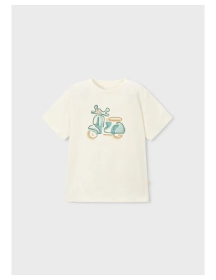 Camiseta Manga Corta Bordado De Mayoral