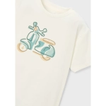 Camiseta Manga Corta Bordado De Mayoral