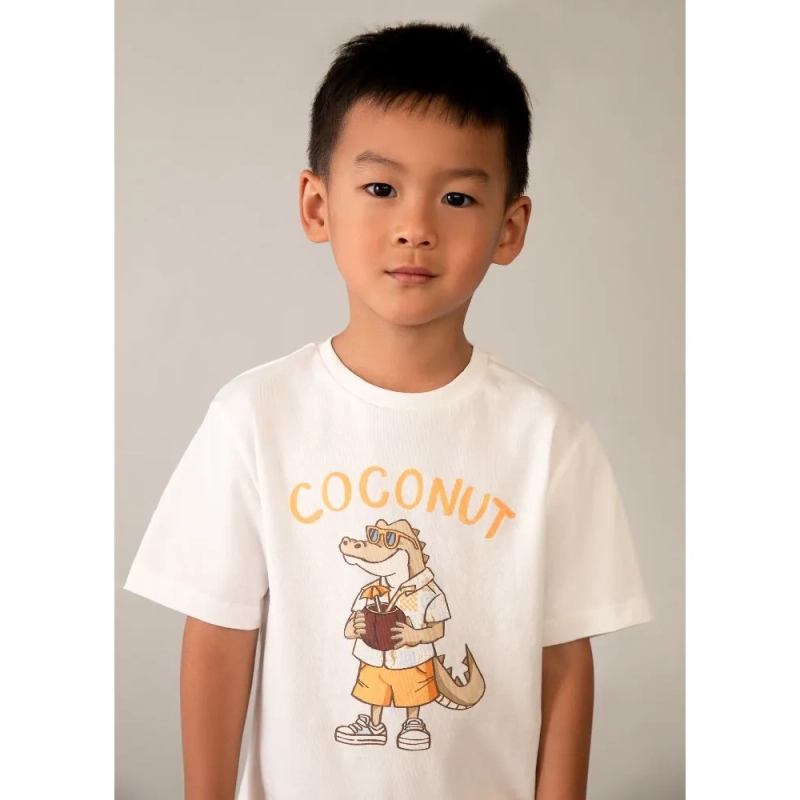 Camiseta Manga Corta Crocodile De Mayoral