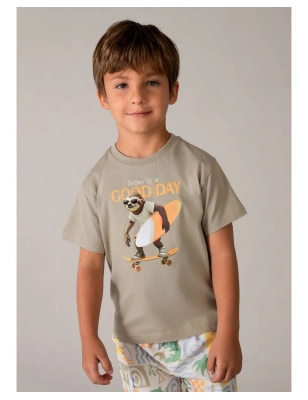 Camiseta Manga Corta Good Day De Mayoral