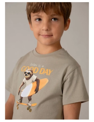 Camiseta Manga Corta Good Day De Mayoral