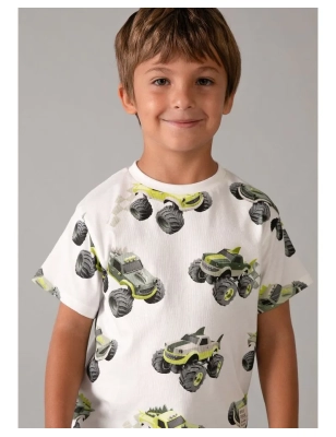 Camiseta Manga Corta Estampada De Mayoral