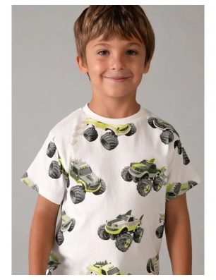 Camiseta Manga Corta Estampada De Mayoral