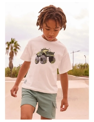 Camiseta Manga Corta Truck De Mayoral