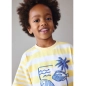 Camiseta Manga Corta Rayas Estampadas De Mayoral