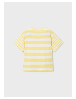 Camiseta Manga Corta Rayas Estampadas De Mayoral