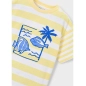 Camiseta Manga Corta Rayas Estampadas De Mayoral