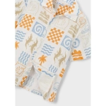 Camisa Manga Corta Estampada De Mayoral