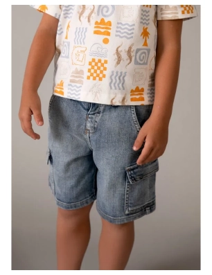 Super Bermuda Denim Cargo De Mayoral