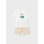 Conjunto Bermuda Seersucker De Mayoral