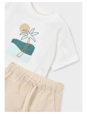 Conjunto Bermuda Seersucker De Mayoral