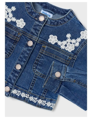 Cazadora Denim Guipur De Mayoral