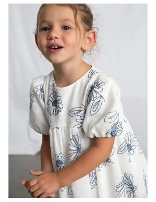 Vestido Rustico Estampado De Mayoral