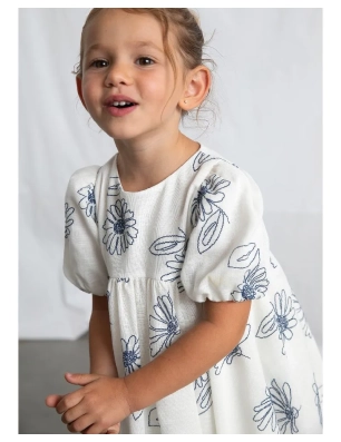 Vestido Rustico Estampado De Mayoral