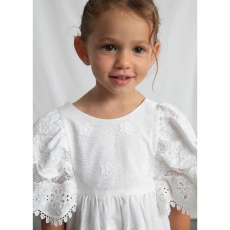 Vestido Algodon Bordado De Mayoral
