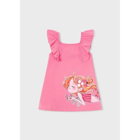 Vestido Punto Volantes De Mayoral