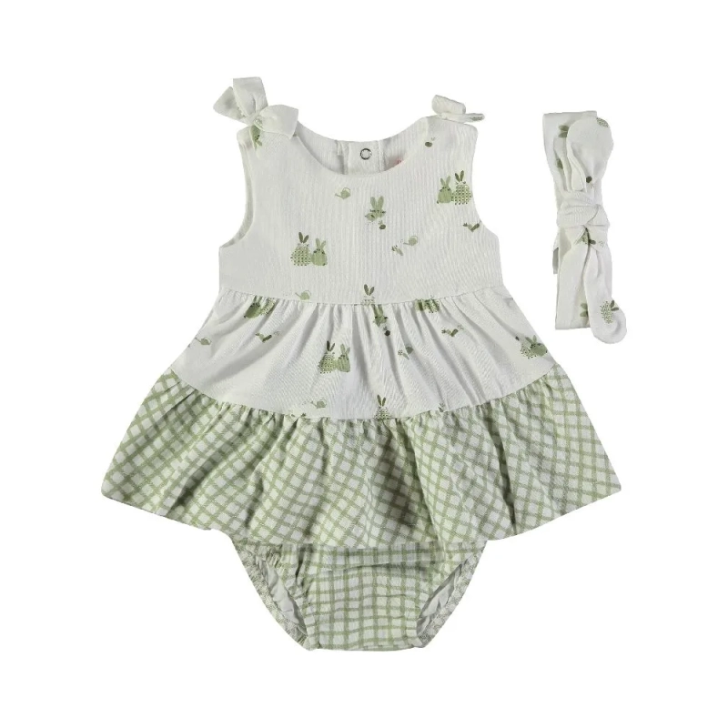Vestido Con Braguita Y Cinta De Babybol