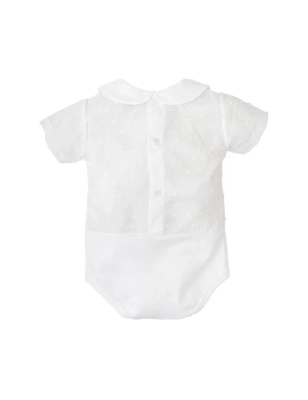 Body Plumeti Cuello Bebe Manga Corta De Babidu