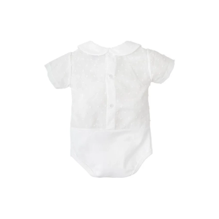 Body Plumeti Cuello Bebe Manga Corta De Babidu