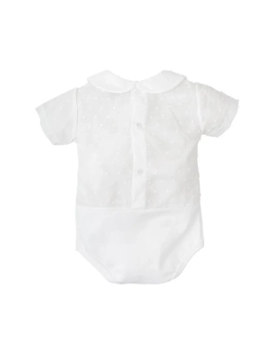 Body Plumeti Cuello Bebe Manga Corta De Babidu
