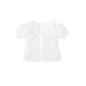 Camisa Plumeti Cuello Volante Manga Corta De Babidu