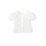 Camisa Plumeti Cuello Volante Manga Corta De Babidu