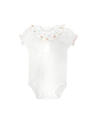 Conjunto Body Cuello Volante  Con Ranita Ternura De Babidu