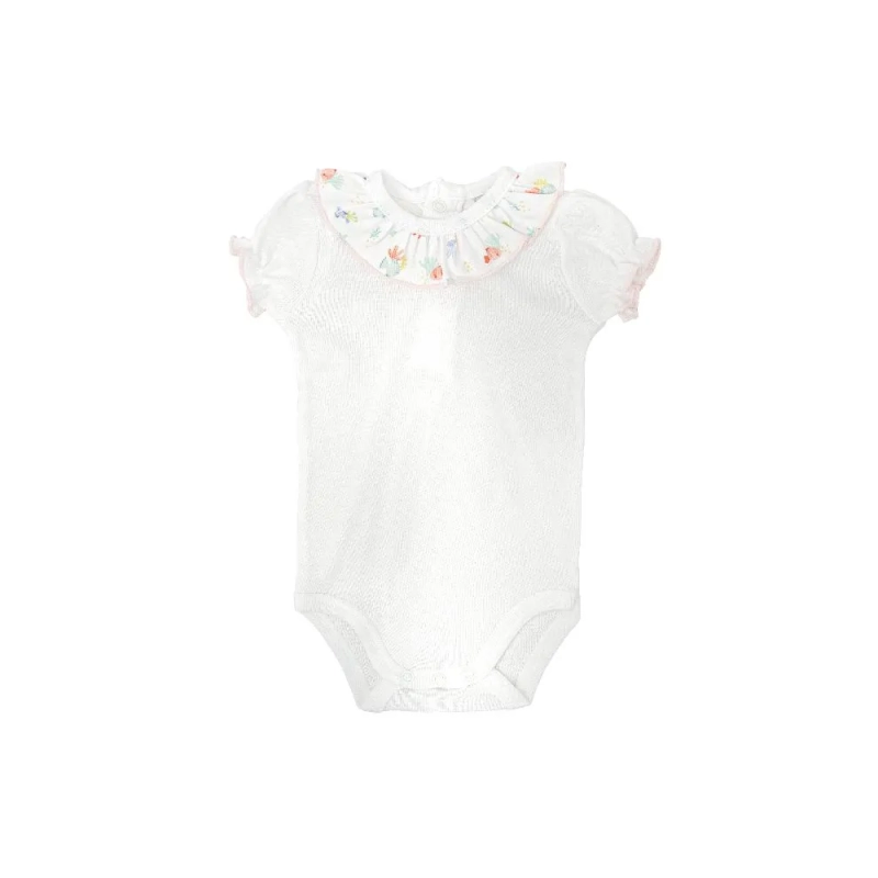Conjunto Body Cuello Volante  Con Ranita Ternura De Babidu