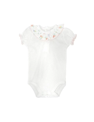 Conjunto Body Cuello Volante  Con Ranita Ternura De Babidu