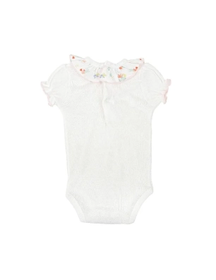 Conjunto Body Cuello Volante  Con Ranita Ternura De Babidu