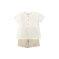Conjunto Pantalon Manga Corta Pico Niño Magia De Babidu
