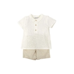 Conjunto Pantalon Manga Corta Pico Niño Magia De Babidu