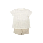 Conjunto Pantalon Manga Corta Pico Niño Magia De Babidu