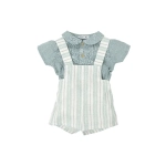 Conjunto Peto Tirantes Cuello Bebe Susurro De Babidu