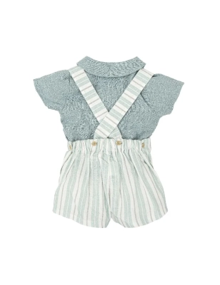 Conjunto Peto Tirantes Cuello Bebe Susurro De Babidu